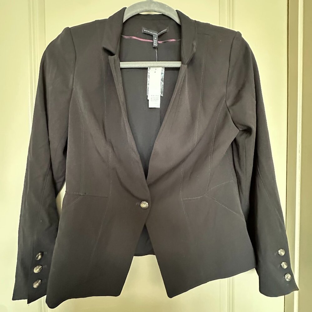 White House Black Market Blazer, 14, Female, Black—Brand New with Tags